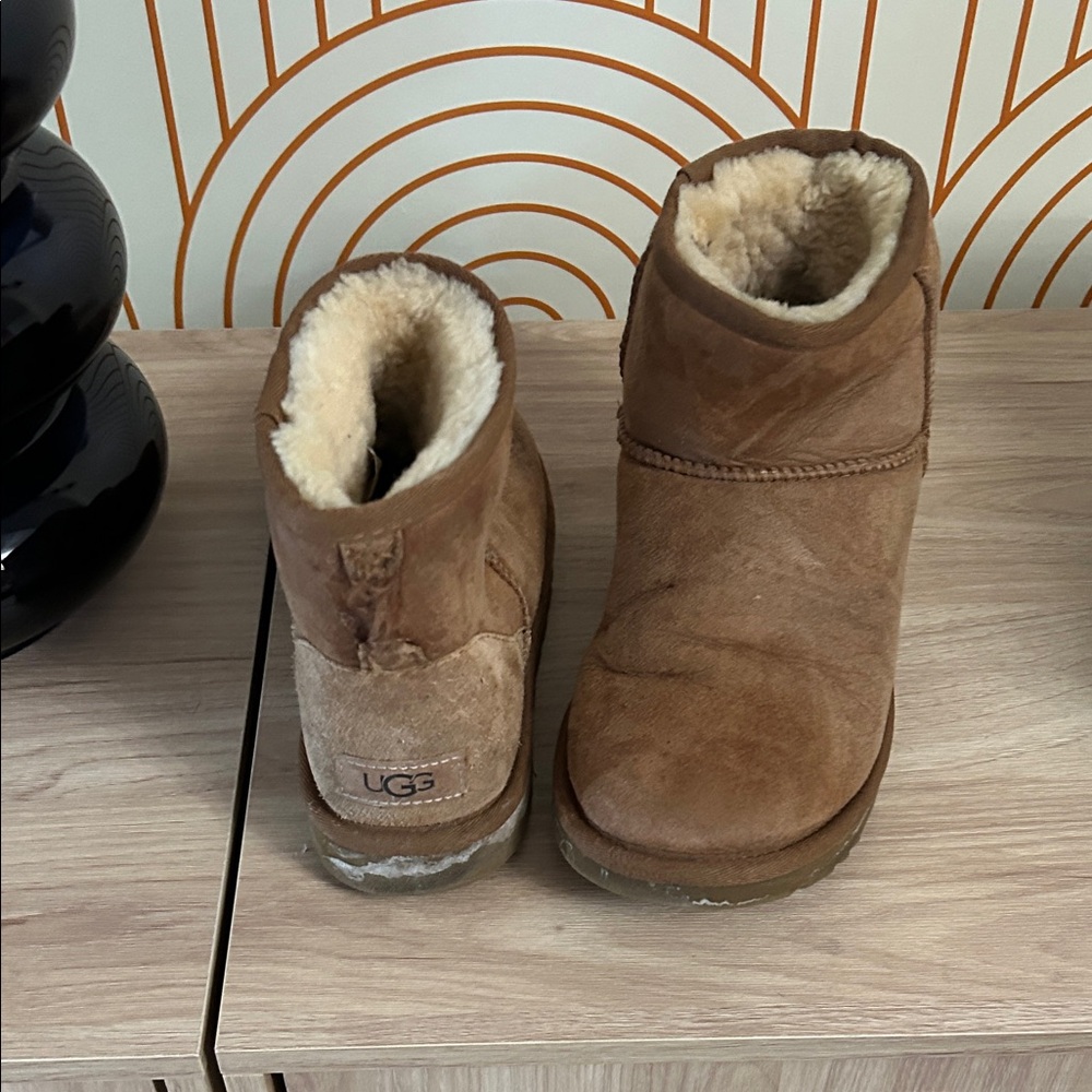 UGG Brown Mini II Shearling Boots